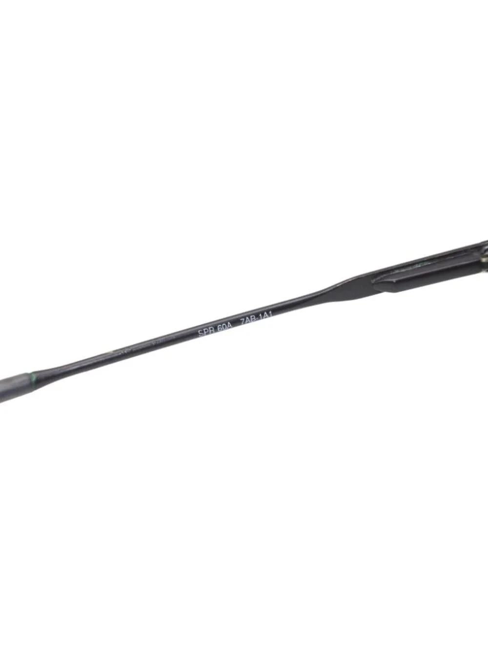 Prada Oval Sunglasses Eyewear Metal Acetate Black